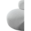 Meridian Furniture Venti Grey Boucle Fabric Chair