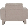 Meridian Furniture Madeline Beige Chenille Fabric Chair