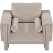 Meridian Furniture Madeline Beige Chenille Fabric Chair
