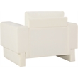 Meridian Furniture Madeline Cream Chenille Fabric Chair