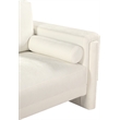 Meridian Furniture Madeline Cream Chenille Fabric Chair