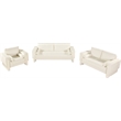 Meridian Furniture Madeline Cream Chenille Fabric Sofa
