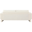Meridian Furniture Madeline Cream Chenille Fabric Sofa