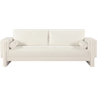 Meridian Furniture Madeline Cream Chenille Fabric Sofa