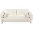 Meridian Furniture Madeline Cream Chenille Fabric Sofa