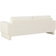 Meridian Furniture Madeline Cream Chenille Fabric Sofa