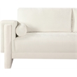 Meridian Furniture Madeline Cream Chenille Fabric Sofa