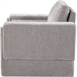 Meridian Furniture Madeline Grey Chenille Fabric Chair