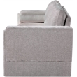 Meridian Furniture Madeline Grey Chenille Fabric Sofa
