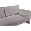 Meridian Furniture Madeline Grey Chenille Fabric Sofa