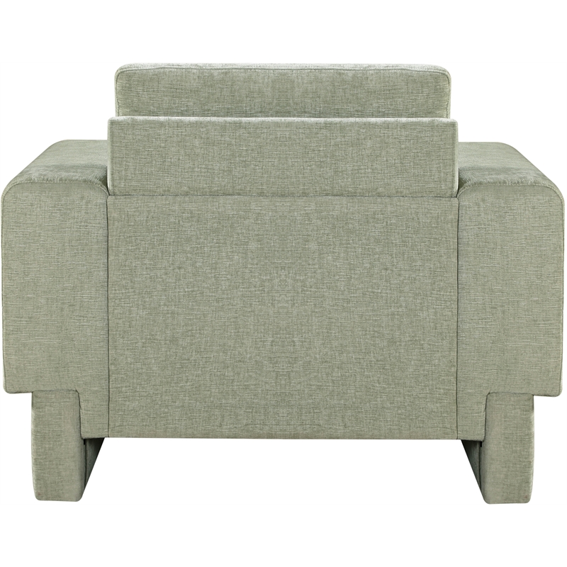 Meridian Furniture Madeline Mint Chenille Fabric Chair