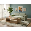 Meridian Furniture Madeline Mint Chenille Fabric Sofa