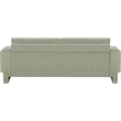 Meridian Furniture Madeline Mint Chenille Fabric Sofa