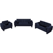 Meridian Furniture Madeline Navy Chenille Fabric Chair