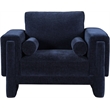 Meridian Furniture Madeline Navy Chenille Fabric Chair