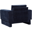 Meridian Furniture Madeline Navy Chenille Fabric Chair