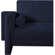 Meridian Furniture Madeline Navy Chenille Fabric Chair