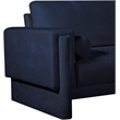 Meridian Furniture Madeline Navy Chenille Fabric Chair