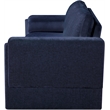 Meridian Furniture Madeline Navy Chenille Fabric Sofa