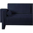 Meridian Furniture Madeline Navy Chenille Fabric Sofa