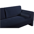 Meridian Furniture Madeline Navy Chenille Fabric Sofa