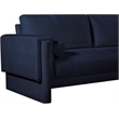 Meridian Furniture Madeline Navy Chenille Fabric Sofa