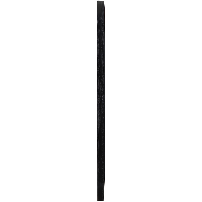 Meridian Furniture Fluted Black Mirror