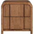 Meridian Furniture Fluted Walnut Night Stand