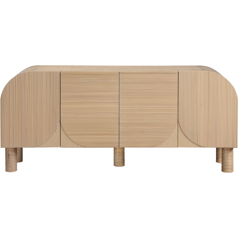 Meridian Furniture Casablanca Oak Wood Veneer Sideboard/Buffet