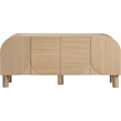 Meridian Furniture Casablanca Oak Wood Veneer Sideboard/Buffet