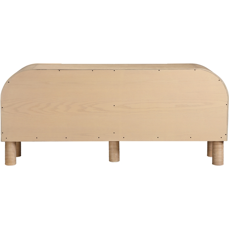 Meridian Furniture Casablanca Oak Wood Veneer Sideboard/Buffet