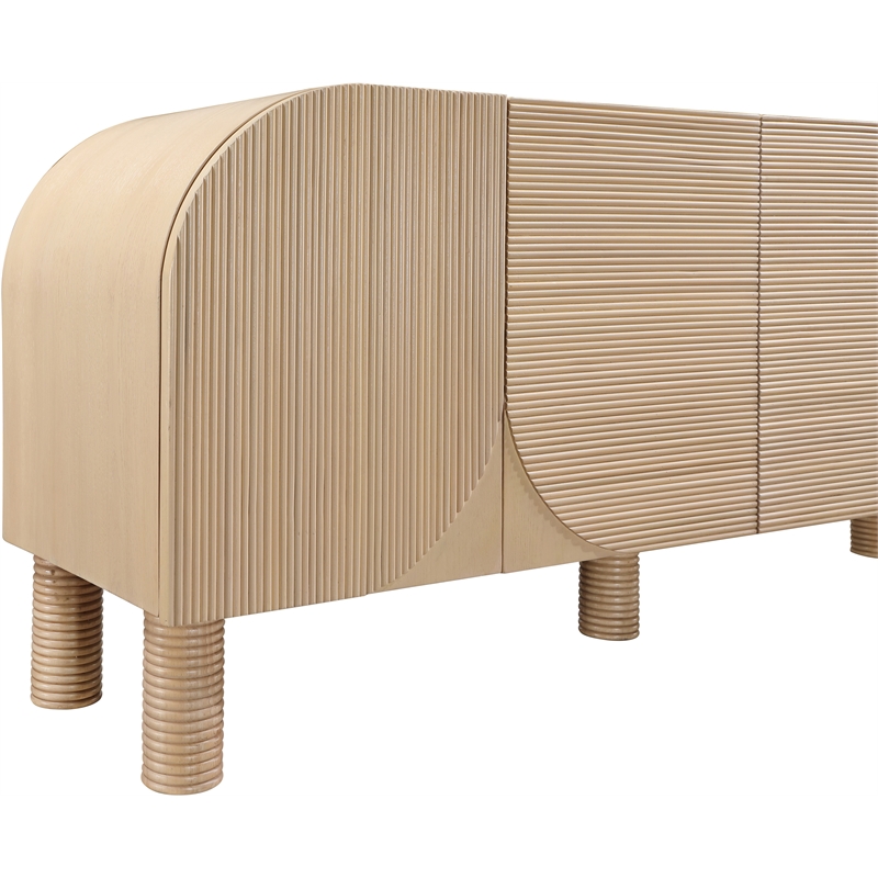 Meridian Furniture Casablanca Oak Wood Veneer Sideboard/Buffet