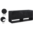 Meridian Furniture Parker Black Sideboard/Buffet