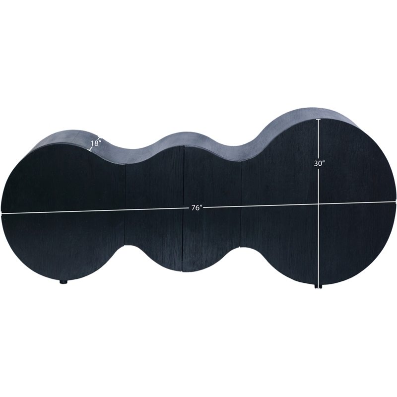 Meridian Furniture Sono Black Sideboard/Buffet