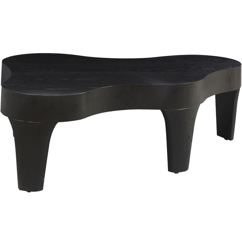 meridian furniture oakley black coffee table