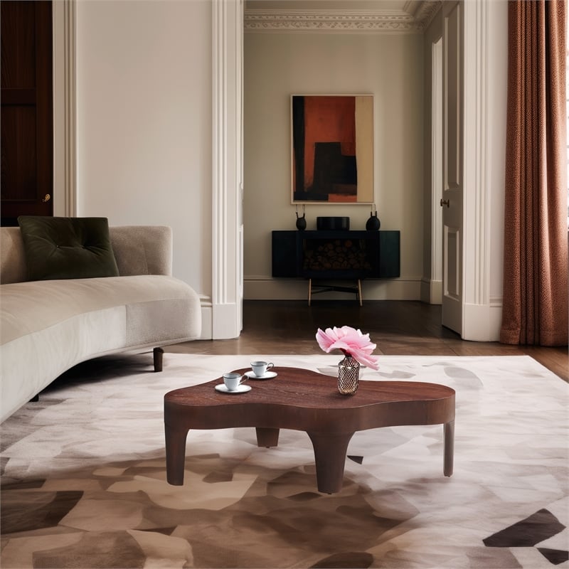 Meridian Furniture Oakley Brown Coffee Table