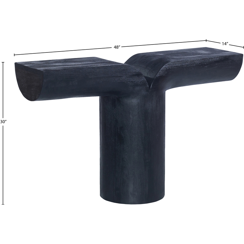 Meridian Furniture Tee Black Console Table