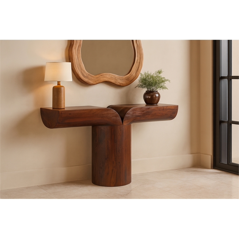 Meridian Furniture Tee Brown Console Table