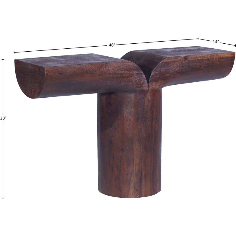 Meridian Furniture Tee Brown Console Table
