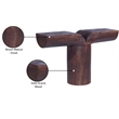 Meridian Furniture Tee Brown Console Table