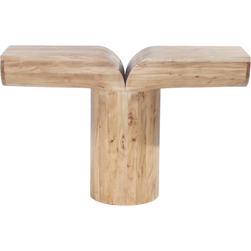 Meridian Furniture Tee Oak Console Table