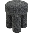 Meridian Furniture Larson Black Fabric Ottoman/Stool