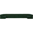 Meridian Furniture Ollie Green Boucle Fabric Modular Sectional