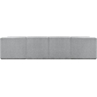 Meridian Furniture Ollie Grey Boucle Fabric Modular Sofa