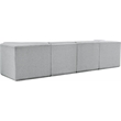 Meridian Furniture Ollie Grey Boucle Fabric Modular Sofa
