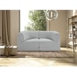 Meridian Furniture Ollie Grey Boucle Fabric Modular Sofa