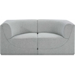 Meridian Furniture Ollie Grey Boucle Fabric Modular Sofa