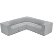 Meridian Furniture Ollie Grey Boucle Fabric Modular Sectional