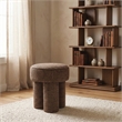 Meridian Furniture Larson Brown Fabric Ottoman/Stool