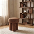 Meridian Furniture Larson Cognac Fabric Ottoman/Stool